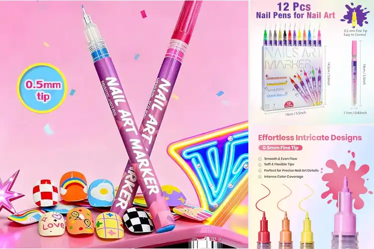 Detailed view of Best 0.5mm Nail Art Pens For Fine Details