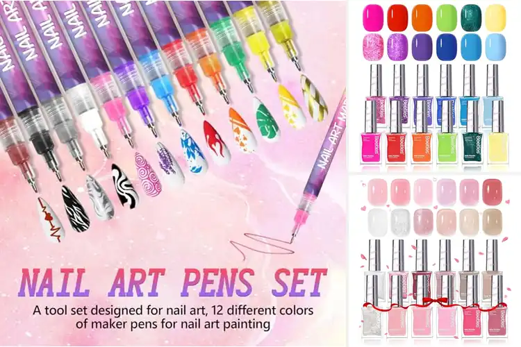 Detailed view of Best 12 Bold Opaque Nail Colors