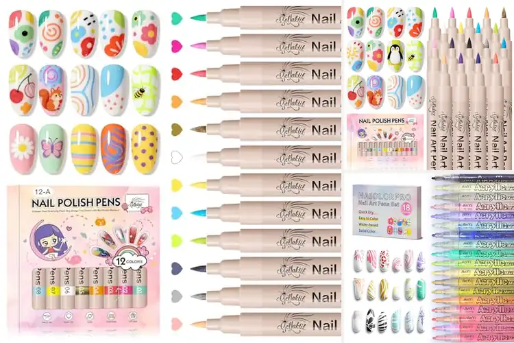 Detailed view of Best 3D Nail Polish Pens