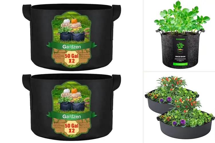 Detailed view of Best 50 Gallon Grow Bags: Top Picks for Thriving Plants