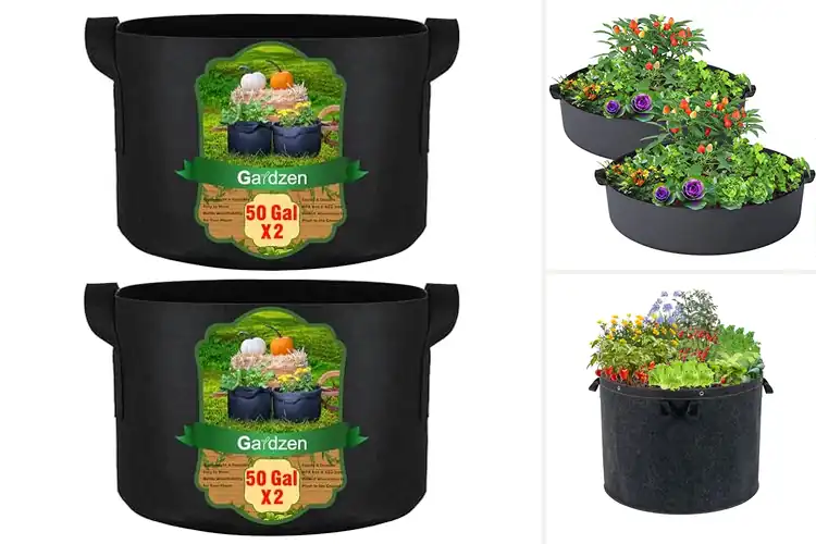 Detailed view of Best 50 Gallon Growing Bags