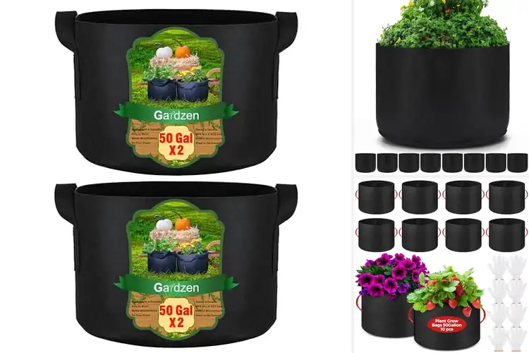 Detailed view of Best 50 Gallon Large Grow Bags