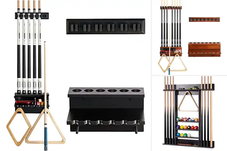 Detailed view of Best Billiard Wall Racks
