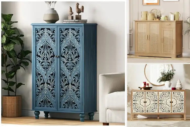 Detailed view of Best Bohemian Cabinets
