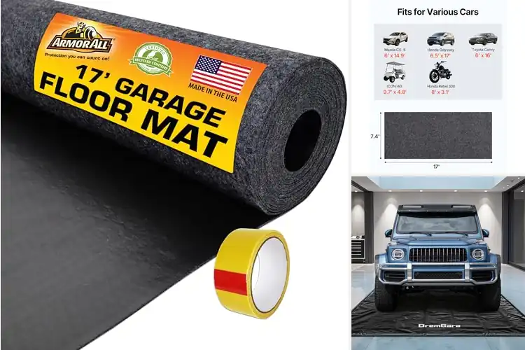 Detailed view of Best Car Garage Mats: Top Picks for a Clean & Tidy Garage