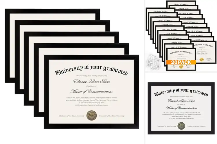 Detailed view of Best Certificate Frames