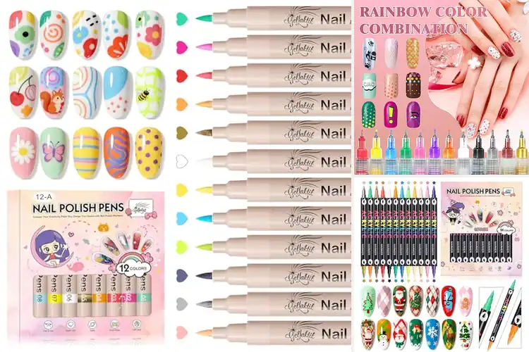 Detailed view of Best Colorful Nail Pens: Top 10 Picks for Vibrant Nail Art
