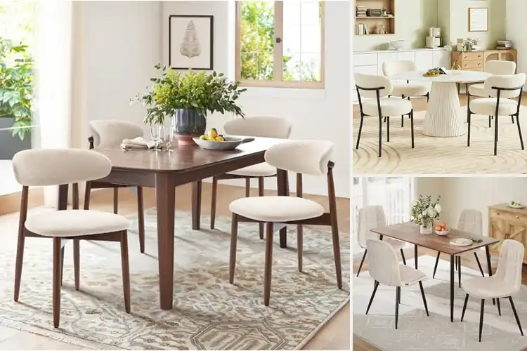 Detailed view of Best Fabric Kitchen Chairs for a Calm, Cozy Dining Upgrade