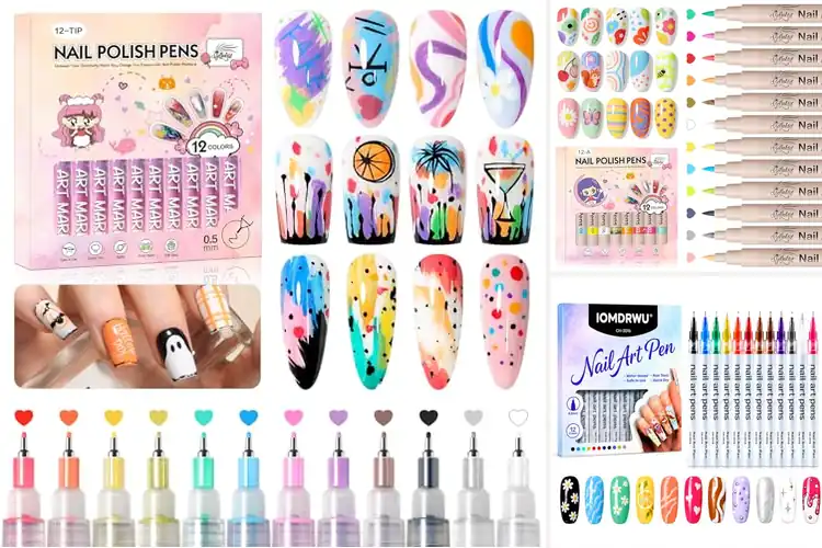 Detailed view of Best Fine Tip Nail Polish Pens