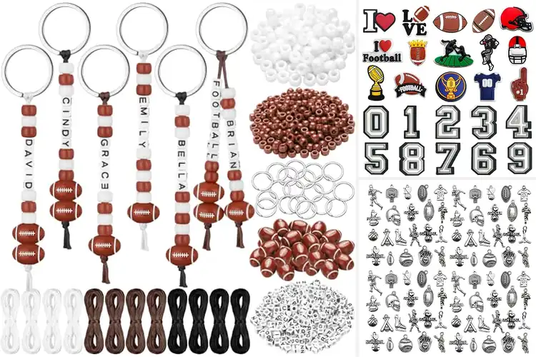 Detailed view of Best Football Theme Charms: 9 DIY Picks to Show Your Spirit