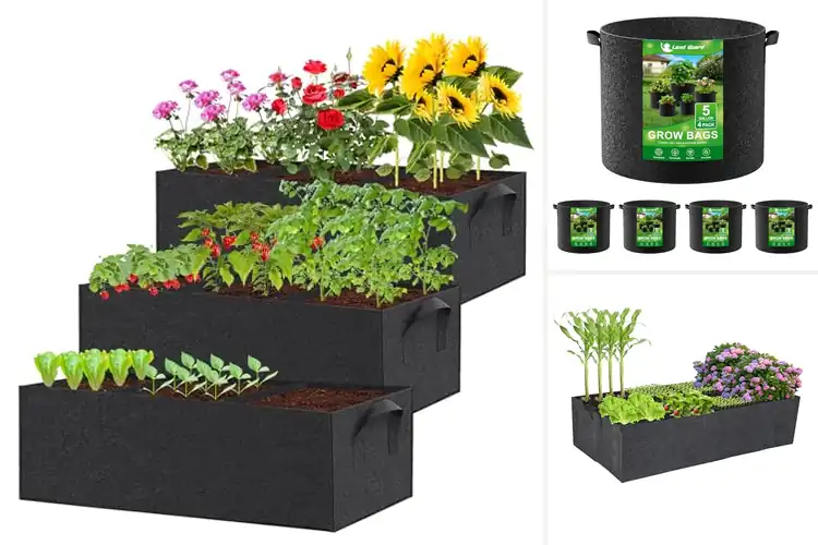 Detailed view of Best Garden Bed Grow Bags With Handles