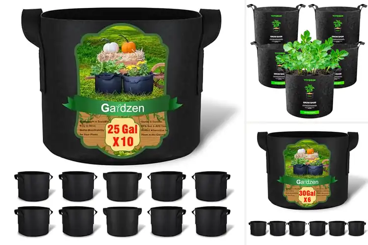 Detailed view of Best Large Fabric Grow Bags