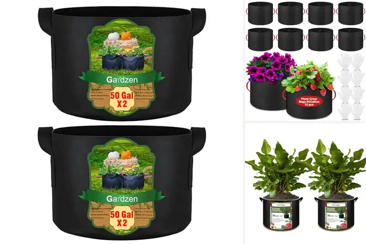 Detailed view of Best Large Plant Grow Bags 50 Gallon