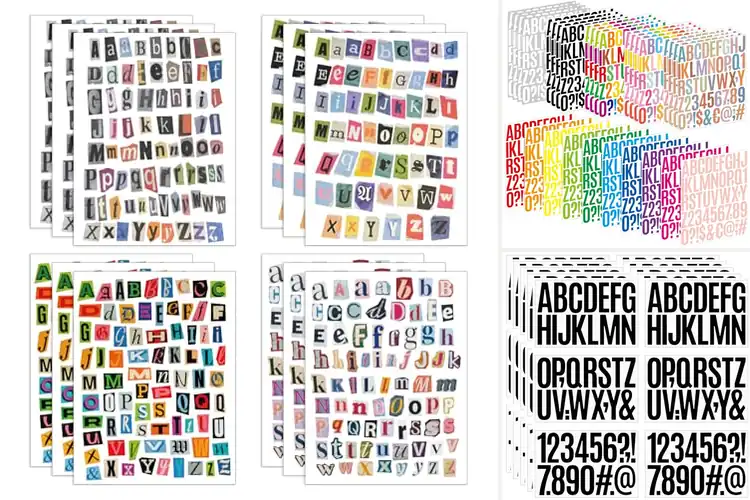 Detailed view of Best Letter Stickers