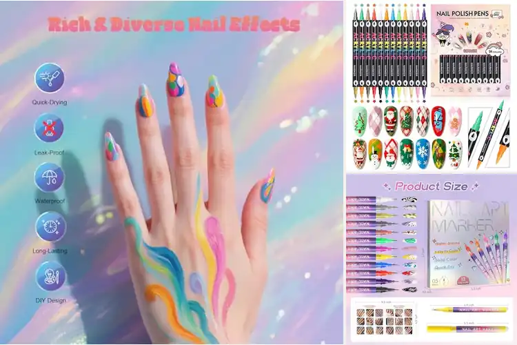 Detailed view of Best Nail Art Marker Sets