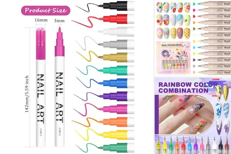 Detailed view of Best Nail Design Pens: Create Stunning Nail Art Effortlessly