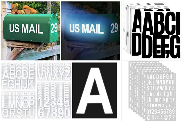Detailed view of Best Number Letter Decals: Top 10 Easy-Apply Stylish Picks