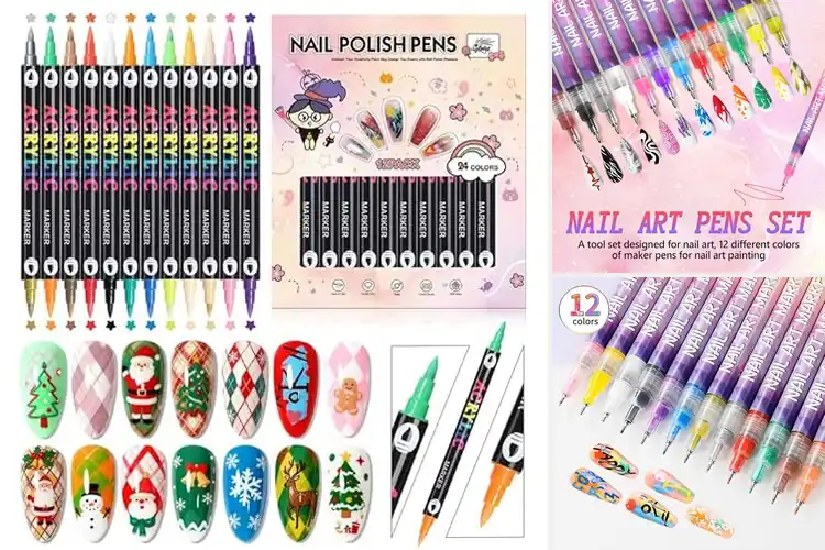 Detailed view of Best One Swipe Coverage Nail Marker Pens
