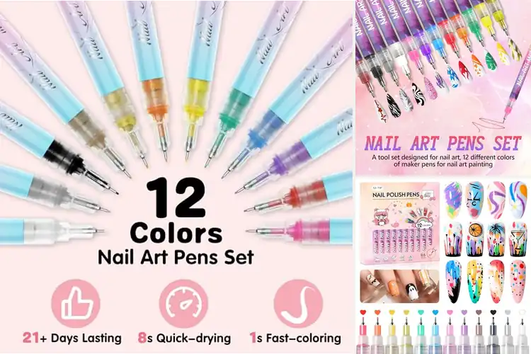 Detailed view of Best One-Swipe Coverage Nail Markers