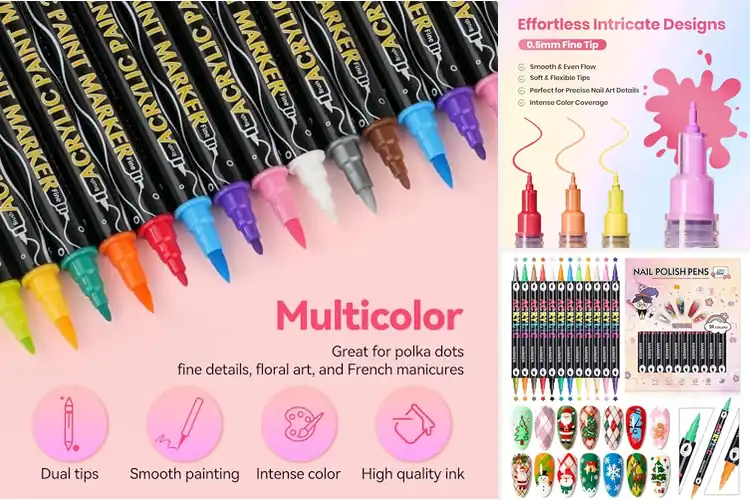 Detailed view of Best Opaque Nail Polish Pens: Get Flawless DIY Nail Art