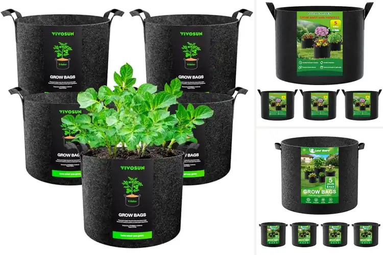 Detailed view of Best Outdoor Fabric Planters