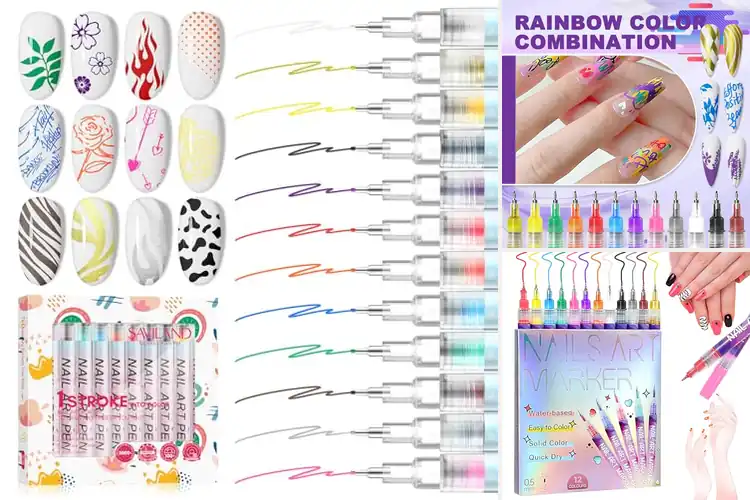 Detailed view of Best Precision Nail Art Pens