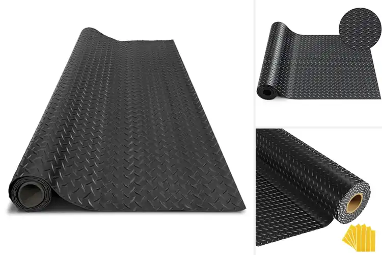 Detailed view of Best PVC Rubber Garage Mats