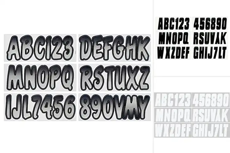 Detailed view of Best PWC Decals: Bold, USCG-Compliant Stickers for Your Ride