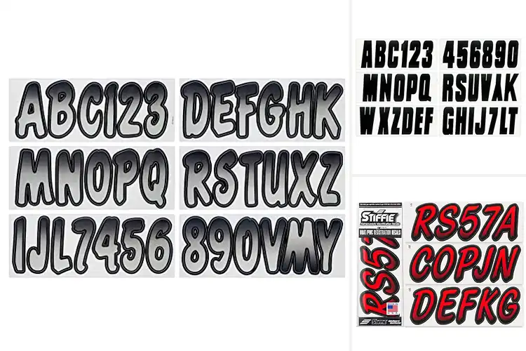 Detailed view of Best PWC Letter Stickers
