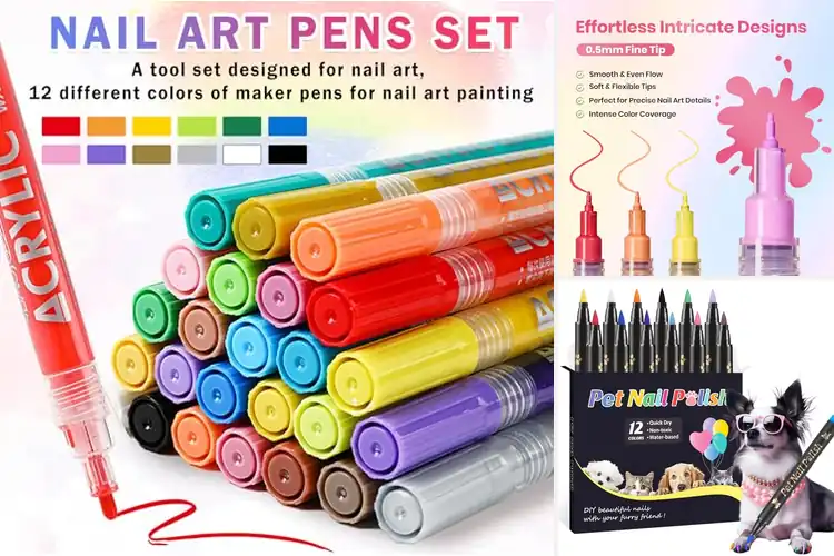 Detailed view of Best Quick-Dry Nail Pens: Instant Smudge-Proof Designs