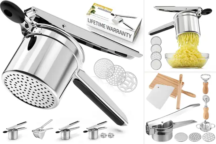 Detailed view of Best Ricer With Discs For Gnocchi