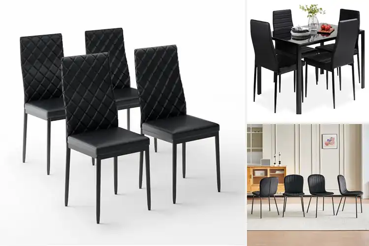 Detailed view of Best Space-Saving Dining Chairs Set