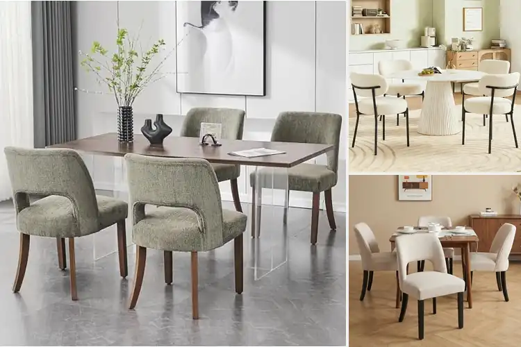 Detailed view of Best Upholstered Dining Room Chairs
