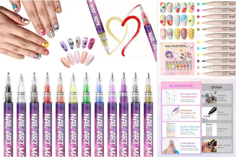 Detailed view of Best Vibrant Nail Polish Pens