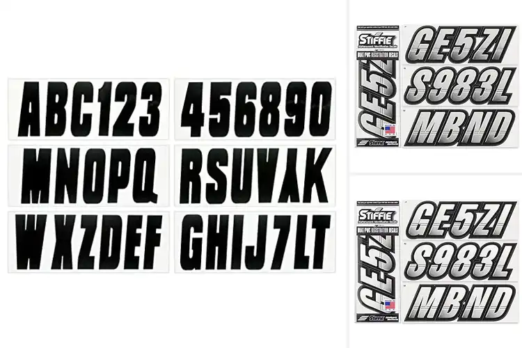 Detailed view of Best Watercraft Registration Decals