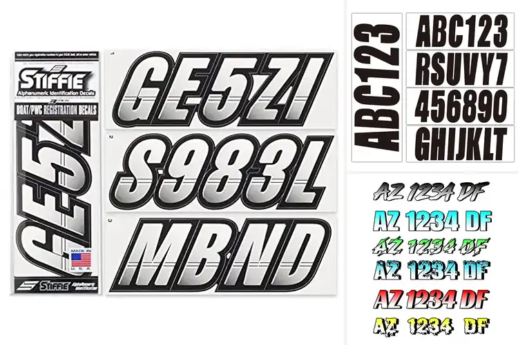 Detailed view of Best Watercraft Registration Stickers