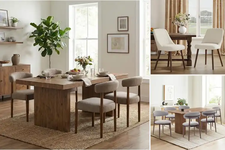 Detailed view of Best Wood Leg Dining Chair Durability