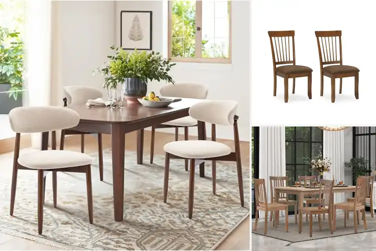 Detailed view of Best Wooden Dining Chairs: 10 Cozy Picks for Your Home